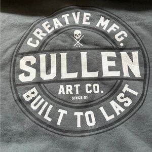 Sullen Art Co. Men’s Gray Graphic Hoodie - Built To Last